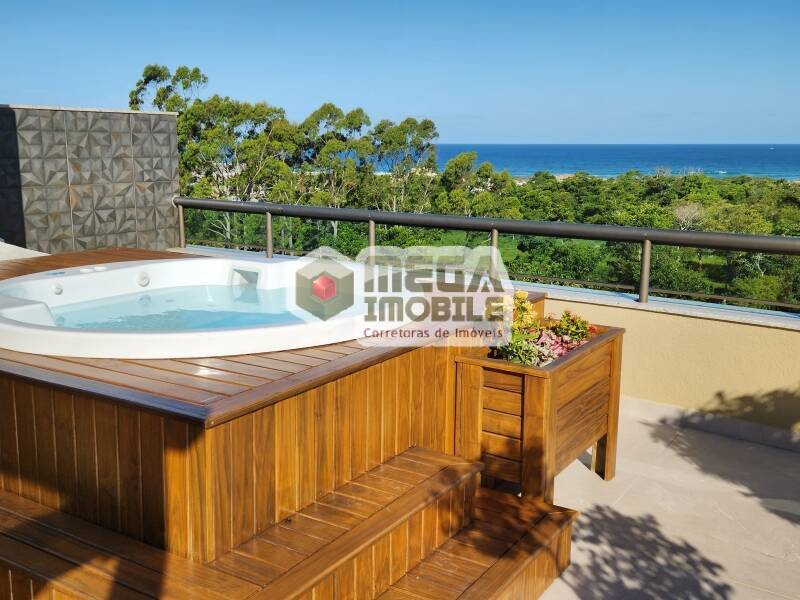 COBERTURA com Vista para o Mar e para a Ilha do Campeche, a 350m praia