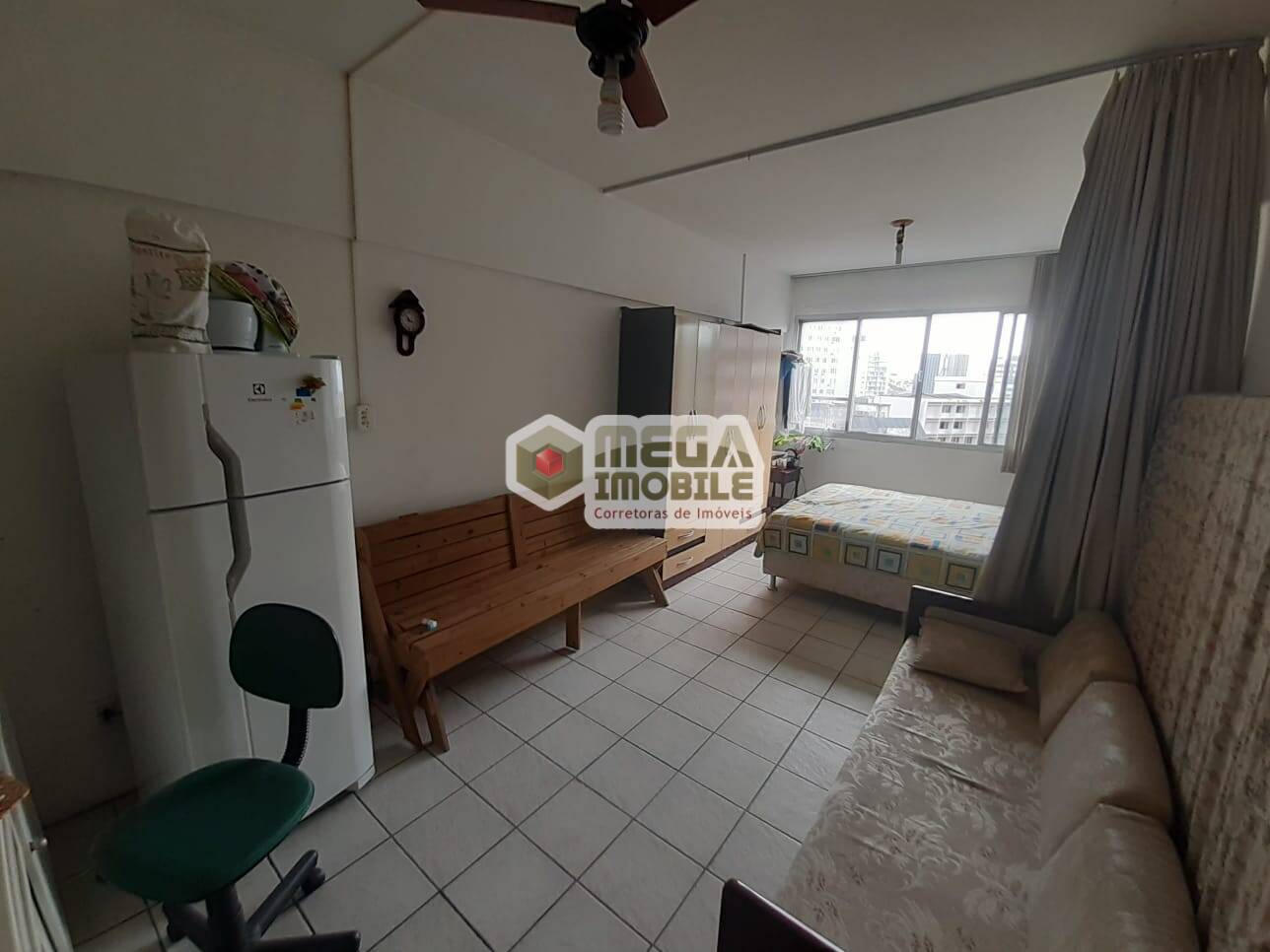 Apartamento kitnet no Centro em Florianópolis, mobiliado