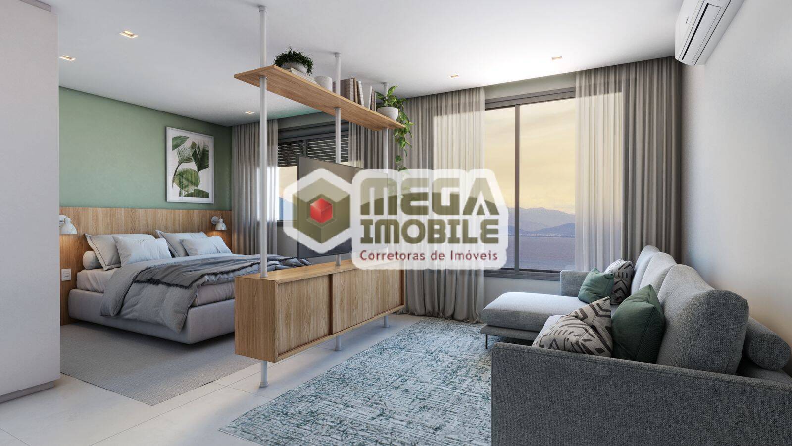 OPORTUNIDADE, STUDIO Saco dos Limoes, VISTA LATERAL MAR
