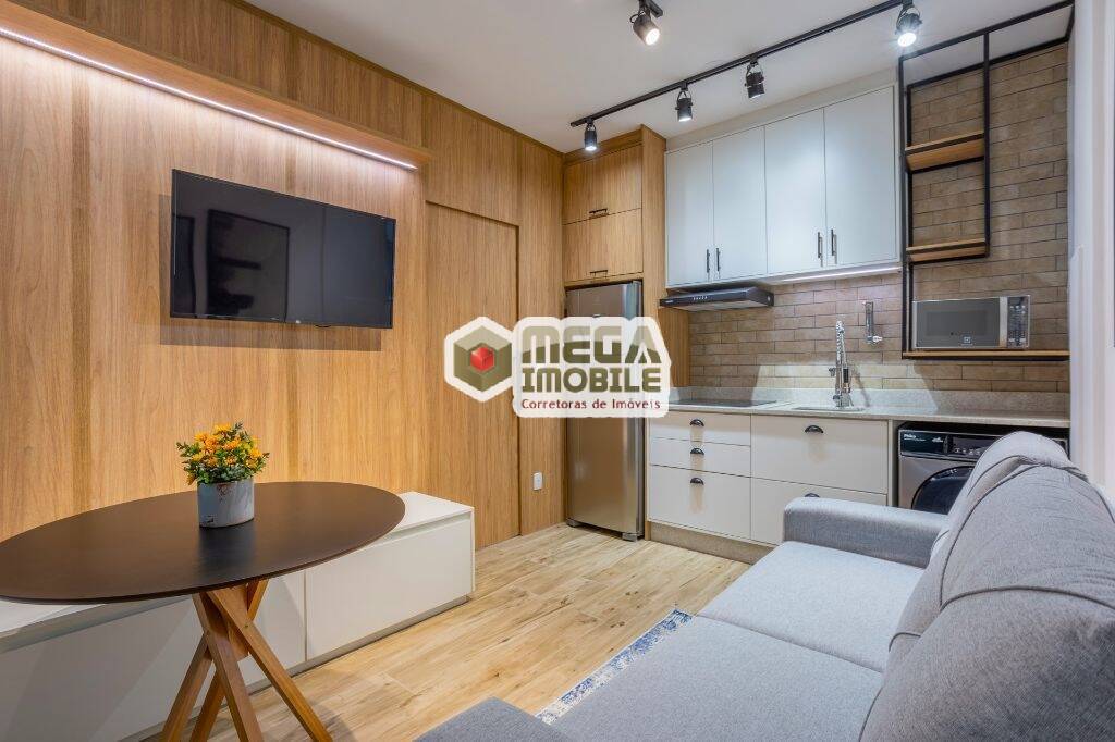 Moderno studio reformado, mobiliado e decorado,lado top market