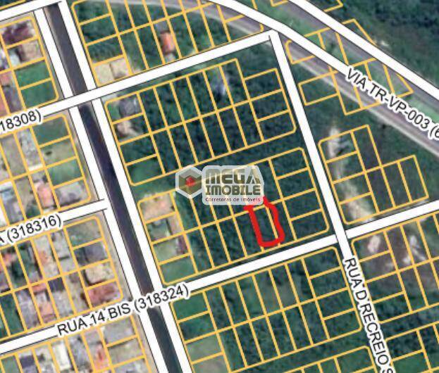 Terreno de 360m² no loteamento Santos Dumont bairro Carianos.