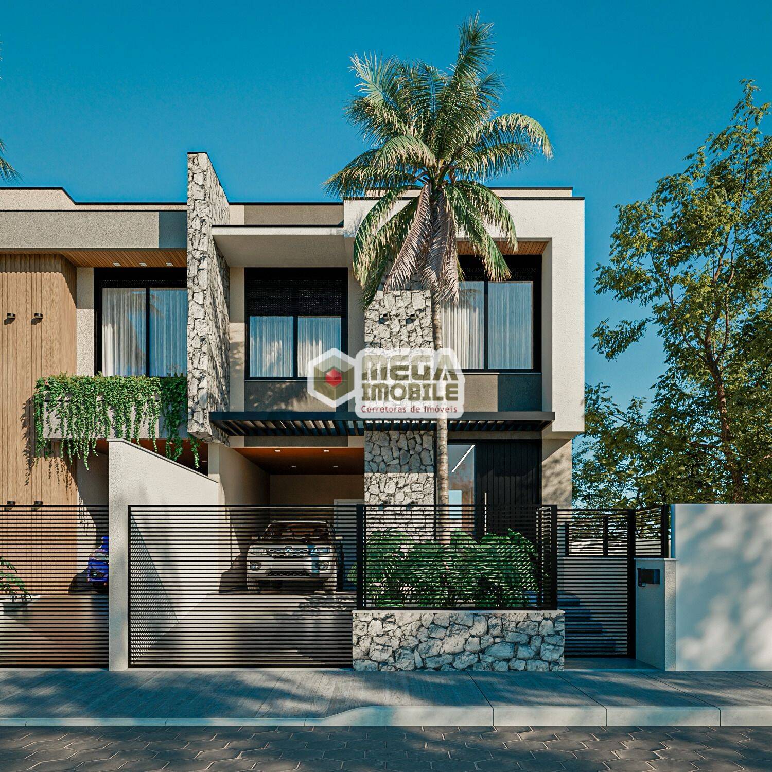 Casa sobrado no Santa Monica - Parque Sao Jorge, em construção