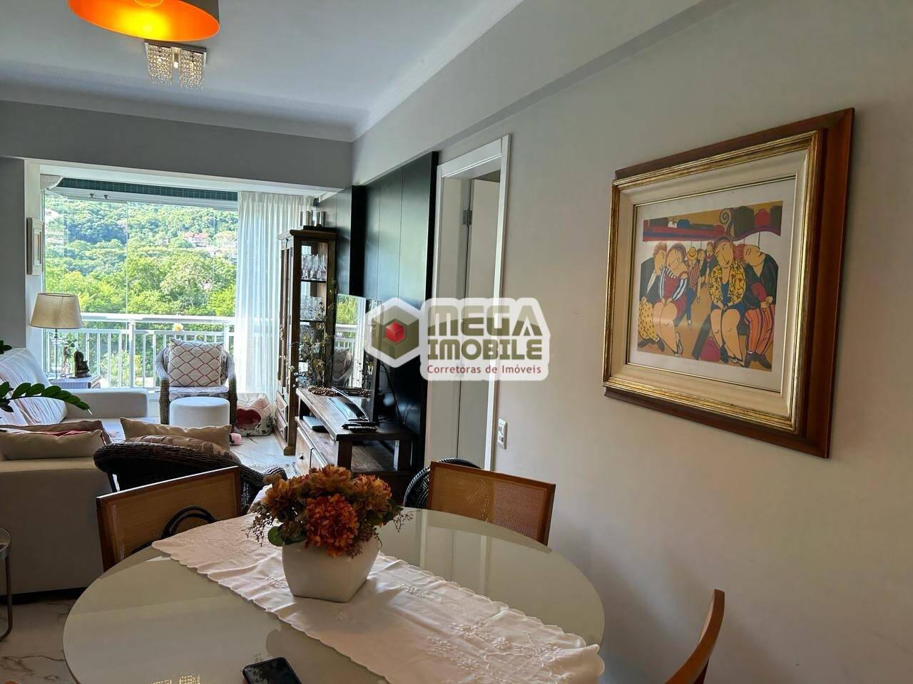 Linda vista livre, Itacorubi, 3 dorm (1 suite), lazer, semimobiliado