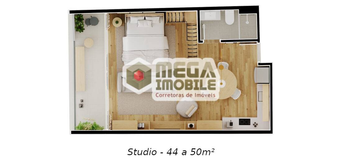 Apartamento, 1 quarto, 47 m² - Foto 18