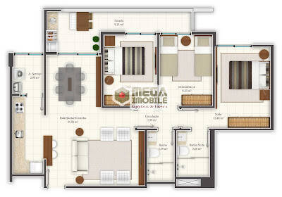 Apartamento, 3 quartos, 94 m² - Foto 43